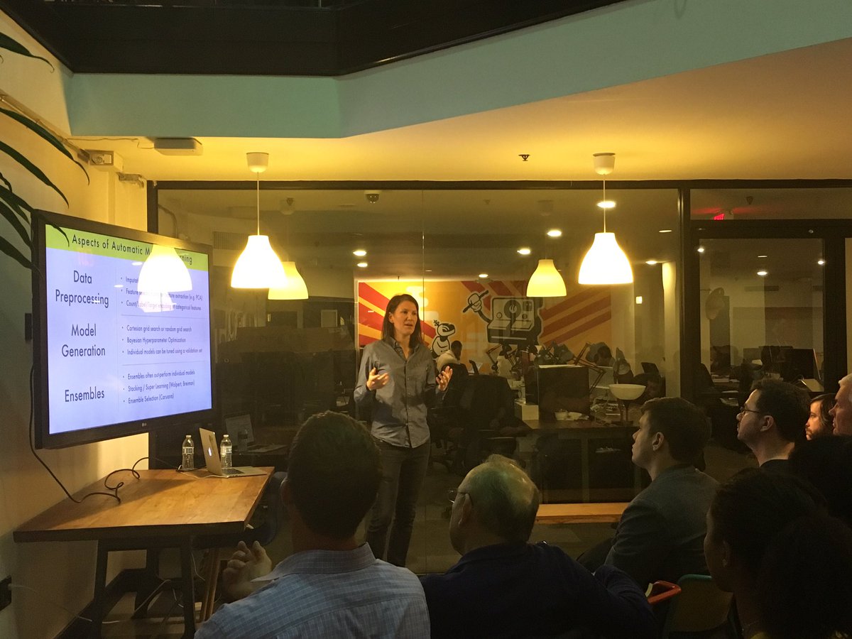 h2oai's tweet image. .@ledell discussing aspects of automatic #machinelearning at #sfdatascience. #ml #datascience