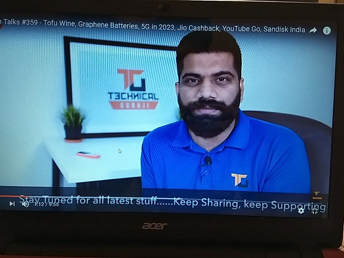 TechAspect's tweet image. Guruji.....tech talks on my pc....awesome...