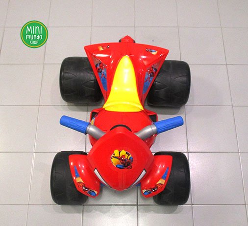 MiniMundoShop's tweet image. #Minimundoshop #FelizMiercoles #Juguete Quad Eléctrico Alien Spiderman de Injusa, proporciona horas de diversión, para niños de 2 años hasta los 25kg. Su precio 41 €