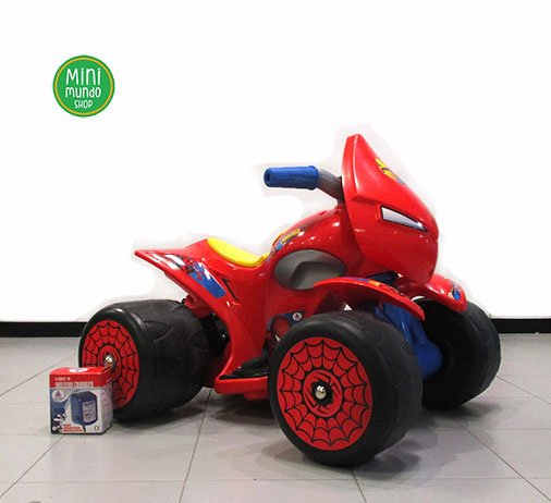MiniMundoShop's tweet image. #Minimundoshop #FelizMiercoles #Juguete Quad Eléctrico Alien Spiderman de Injusa, proporciona horas de diversión, para niños de 2 años hasta los 25kg. Su precio 41 €