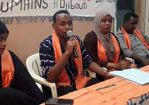 laurylndong's tweet photo. #TLPAbidjan #RencontreTLP Charmarke Saïd Darar, défenseur des Droits Humains Djiboutien a été empêché de prendre l’avion pour se rendre à Abidjan.  @EmmanuelMacron que direz-vous au Président @IsmailOguelleh sur les violations des droits humains dont il est maître dans son pays? https://t.co/AUF8P24STo