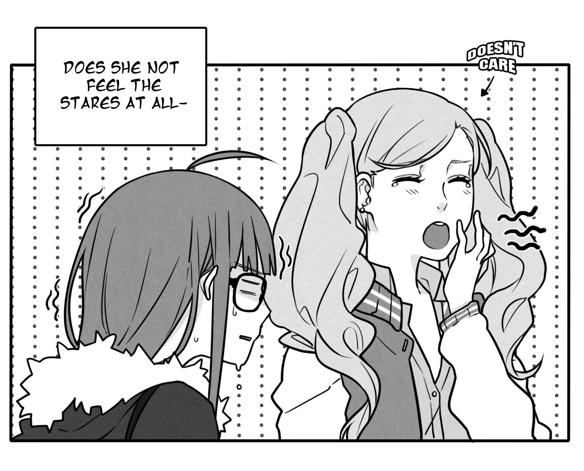 Curryuku's tweet photo. What happens when a person who attracts crowds with their looks and a person who hates crowds are in one place? Σ(￣。￣ノ)ノ https://t.co/ohl2oefzH7