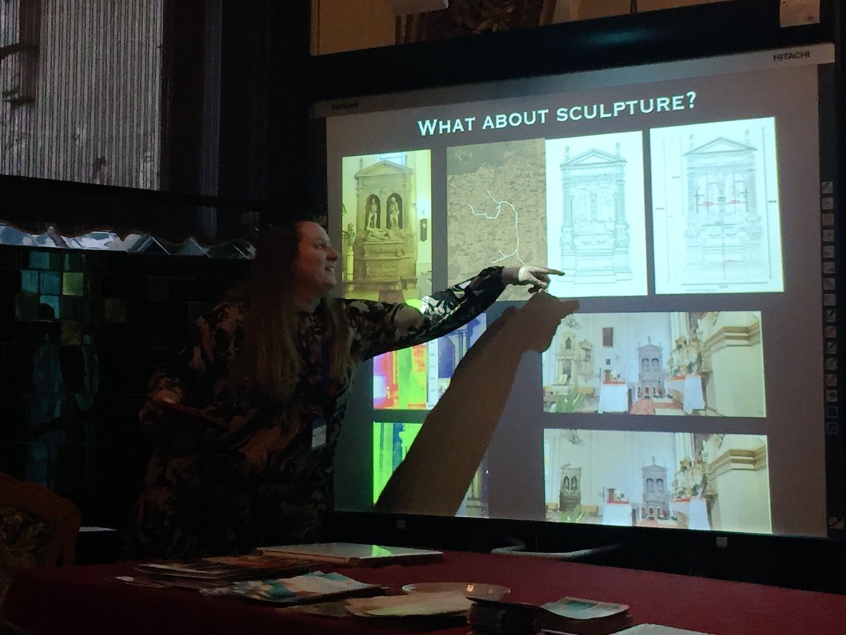 The 1st <a href="/DARIAHeu/">DARIAH-EU | @dariaheu.bsky.social</a> scholarship winning project presentation is Olga Hajduk's giantic and complex research about Polish sculpture in the 16th century.