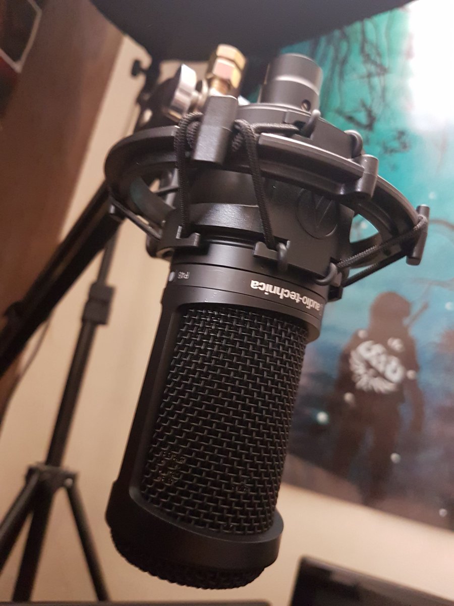flowdriver's tweet photo. MASSIVE thank you to @AudioTechnicaUK for sending me the amazing AT2020 Mic &amp; Shockmount!! 💜
Cant thank you guys enough!

Get ready for some sexy voice quality! 😍😍 https://t.co/uYoz7Cr1NO