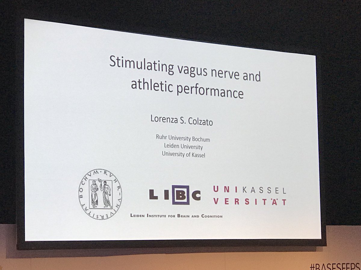 JSportsSci's tweet photo. Next up - We welcome @LorenzaColzato to the stage in the Psychophysiology symposia at the @basesuk conference. Stay posted for some interesting slides about Heart Rate Variability #BASESFEPSAC2017 https://t.co/gdUQZWFfr2