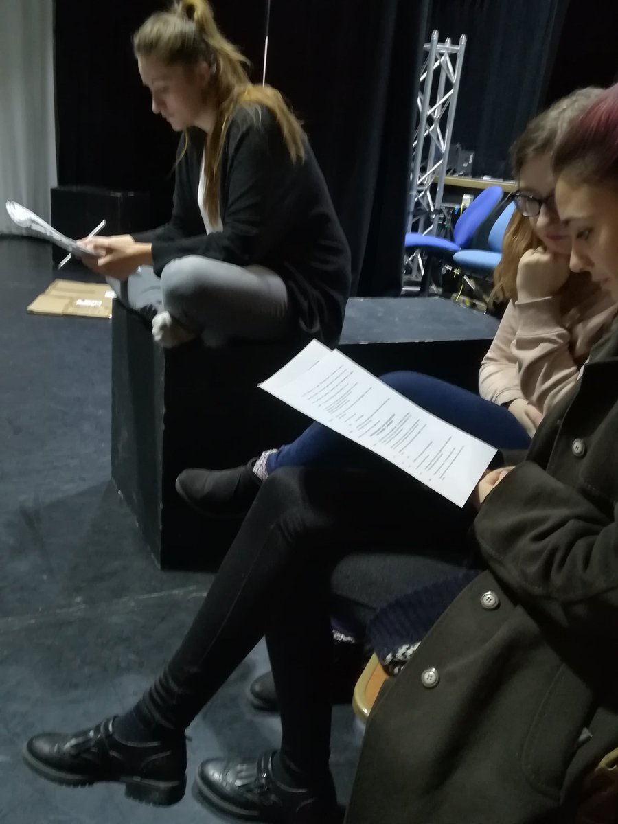 M_STheatreCo's tweet photo. Going through our final read through and edit of the script!!

The 2 week countdown officially begins!

#performanceprogress #scriptchat #edits #countdowntoshow https://t.co/mvVuVfBKC1