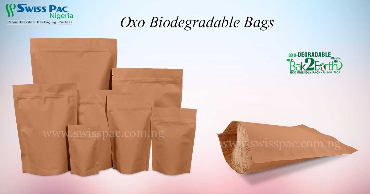 SwisspacNigeri's tweet photo. #Biodegradablebags are known being bags made by the use of natural resources and materials such as the bio-resin. Biodegradable bags can be manufactured as #stockbags.
https://t.co/Khl5uVLC1u https://t.co/jgO3Ox94Qt