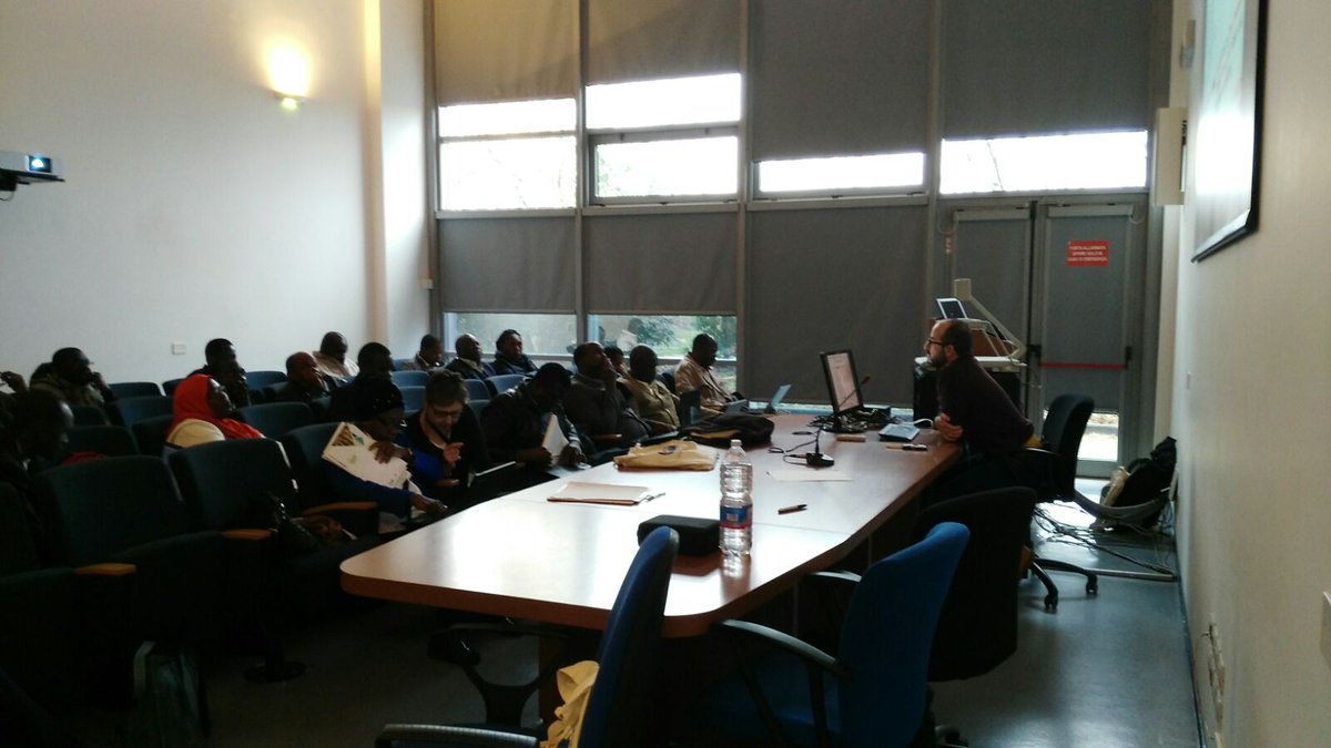 PACCRRC_PROJECT's tweet photo. Today the program of the Training Course provides: in the morning lessons on 'Extreme events analysis and their projections' and 'Hydrological applications'. In the afternoon practical session on 'Spatial analysis and mapping with QGIS'. Enjoy you training! #QGIS #RTC2017 #PACC https://t.co/pV7BixBoaw