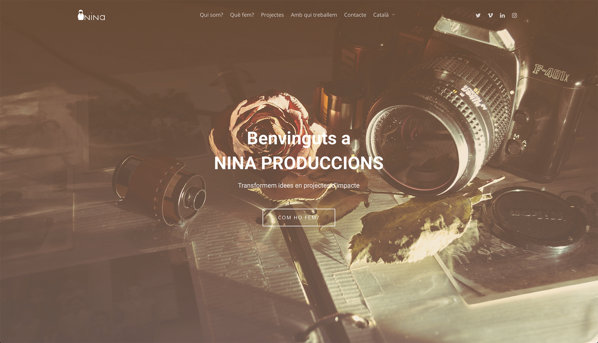 ninaproduccions's tweet photo. Bon dia!
Avui us presentem la nostra pàgina web, https://t.co/7mulkWU0rd. Doneu una ullada als projectes que tenim entre mans. Aviat també en anglès. https://t.co/1OtQzW75q0