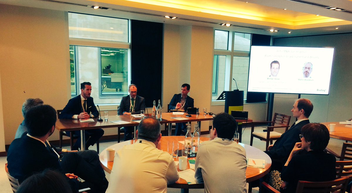 Great morning so far at #BriefingFrontiers on automation in legal business - now we have <a href="/LuminanceTech/">Luminance</a> and <a href="/Houthoff/">Houthoff</a> in a case study on #AI for M&amp;A and due dil