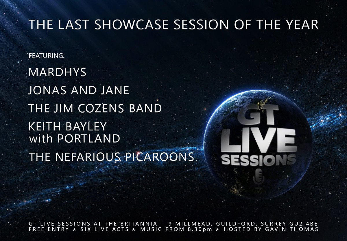 GTOpenMic's tweet photo. The LAST of this year's @GTLiveSessions at @BritRulesTheWey TONIGHT.
An extraordinary line-up. Not to be missed!
First act on stage at 8.30pm. Free entry.
#localmusicatitsbest
#keepingitlive
#gtopenmic https://t.co/LCqpS4L1yw