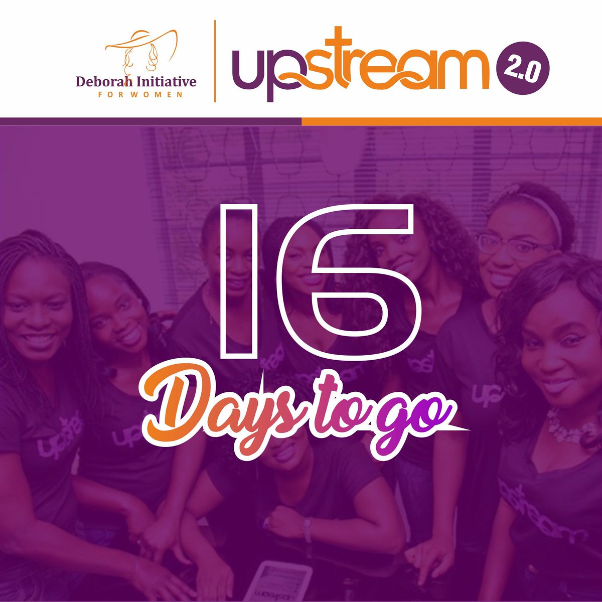 deborahwomen's tweet photo. It's 16 more days to UPSTREAM2.0, who's excited??
Have you registered to attend UPSTREAM 2.0?
Register here ππΎππΎππΎtoday
https://t.co/V7Yk5cJ71v
Or click on Link in Bio
#UPSTREAM2017
#TakingtheMountains
#MarketplaceApostle
#CorporateJesus https://t.co/eeu1984rlU
