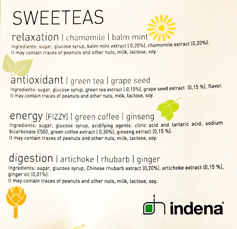 IndenaSpA's tweet photo. Bitter morning at #FiEurope2017? Come grab your daily dose of happiness with a handful of #Indena’s #SweeTeas candys featuring our extracts! https://t.co/2L231T2wnf