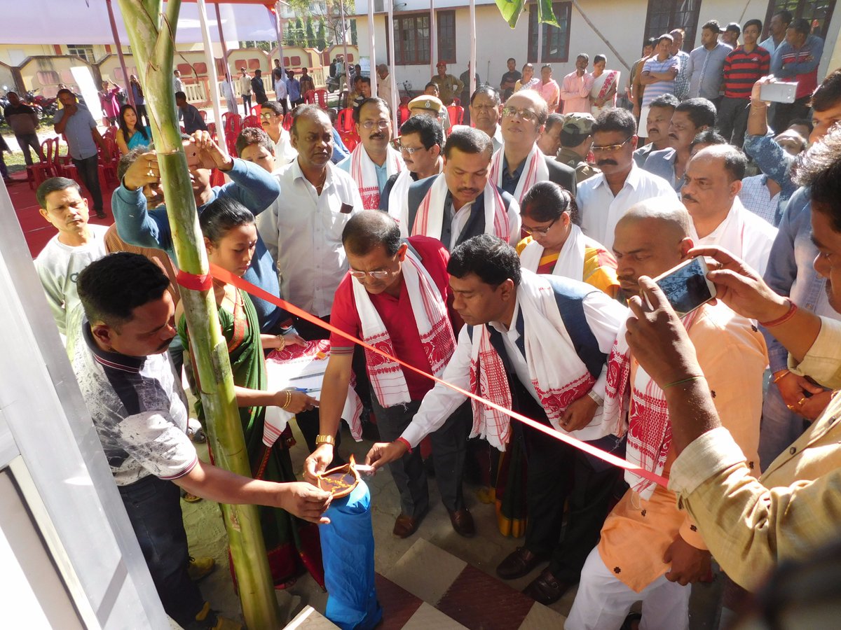 A newly constructed toilet complex was inaugurated in #Dibrugarh, #Assam.
#MyCleanIndia #SwachhBharat #ODF