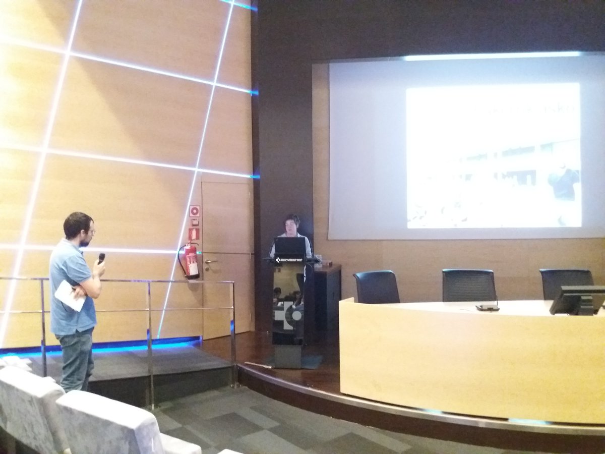 Proteomics_CNB's tweet photo. Descifrando los mecanismos moleculares del síndrome de Angelman mediante estudios proteómicos. Dra. Nagore Elu. @upvehu @biocrucesHRI @CICbioGUNE #VIIIRCPC #PROTEOMICS https://t.co/2VoxVfK7MV