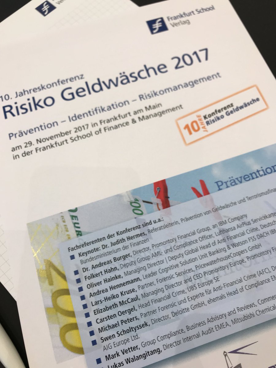 Social_Babs's tweet photo. Heute bei @FSVerlag gemeinsam mit @PromontoryFG zum Thema #geldwäsche und wie ki helfen kann #watsonfss #watson https://t.co/jeZyp8raHO