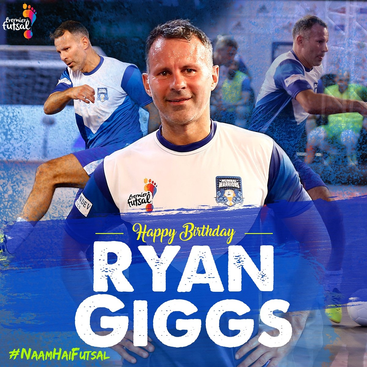 There are very few as great as him. Happy birthday Ryan Giggs, the midfield maestro. #NaamHaiFutsal