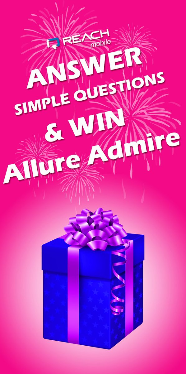 MyReachMobile's tweet photo. Answer Simple Questions &amp; Win Allure Admire https://t.co/j0KaLGixjJ