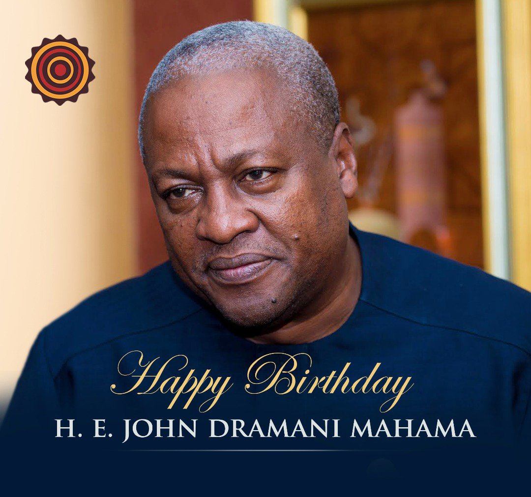 Happy birthday to a global icon (Fmr.) H.E John Dramani Mahama, God bless you sir! 