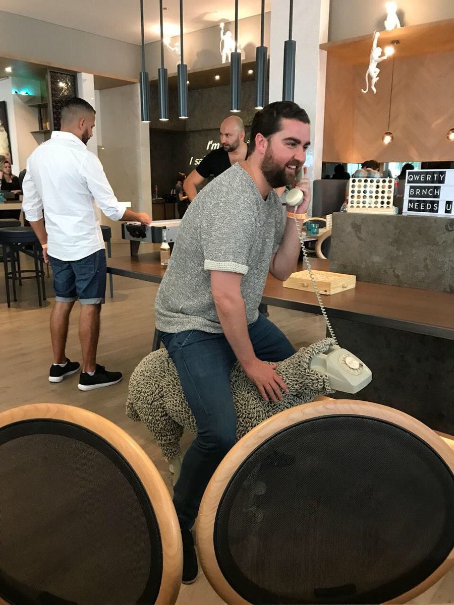 MediaOneHotel's tweet photo. This is one way of making calls  #qwertydxb #baabaaa #thatmediaonething
PS: no sheep were hurt during this filming https://t.co/qifqb8dj1v