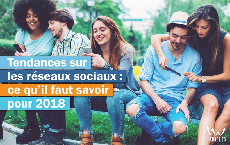 IRedacWeb's tweet image. Quelles tendances envahiront le web social en 2018 ? Nos prédictions !
bit.ly/2AgGf1k

#reseauxsociaux #strategieweb #websocial #tendances2018