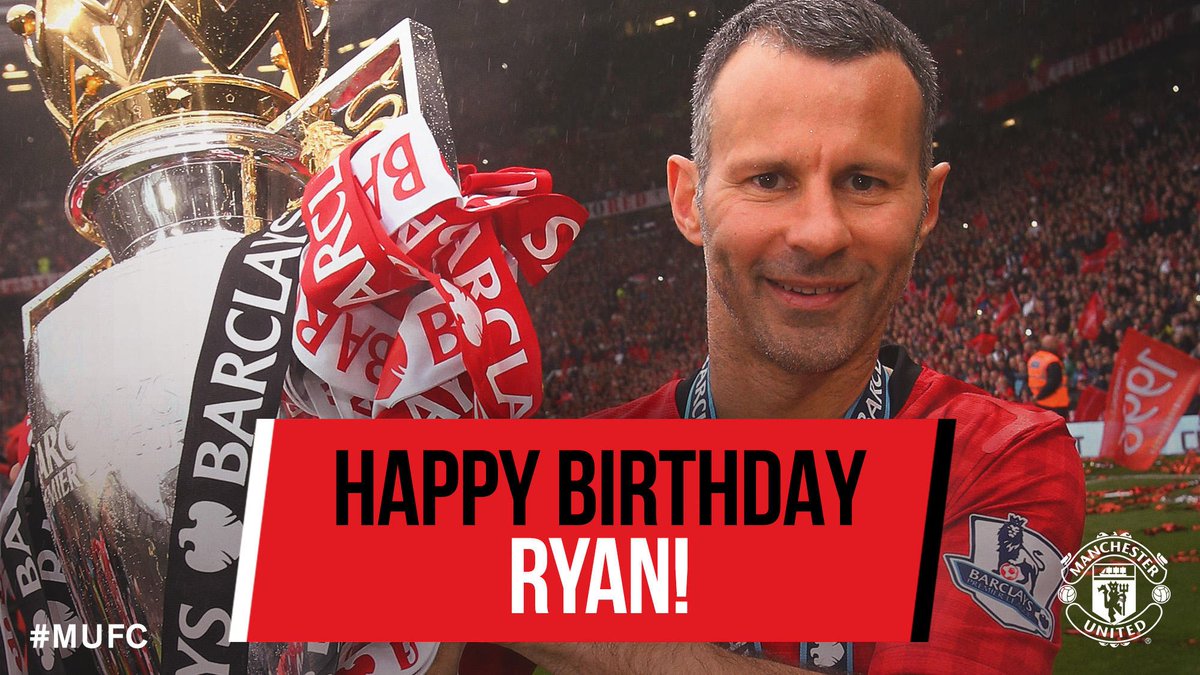 ManUtd's tweet image. Join us in wishing the #MUFC legend a happy birthday today! 🎉