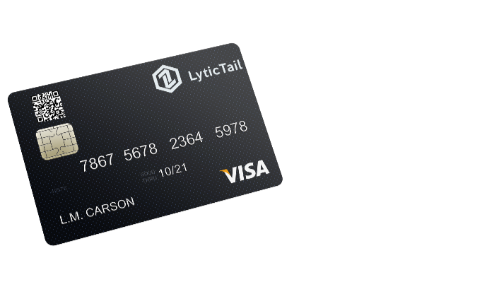 LyticTail's tweet photo. Spend anywhere? Impossible until now! Spend any funds from any store....Anywhere! The Lytictail debit card, the offline version for crypto. https://t.co/srRHyP1U6g