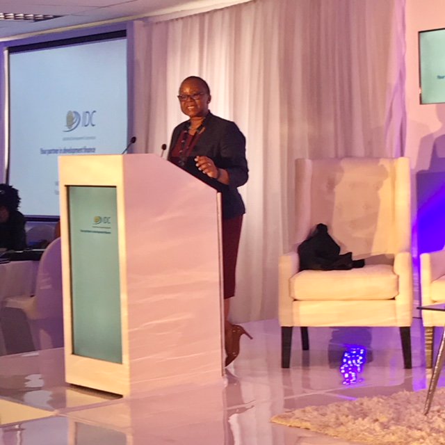 "We salute young women entrepreneurs, who followed their calling &amp; passions despite the potential risks, to start &amp; grow businesses." - Ms. Busisiwe Mabuza, IDC Board Chairperson #IDCWIM