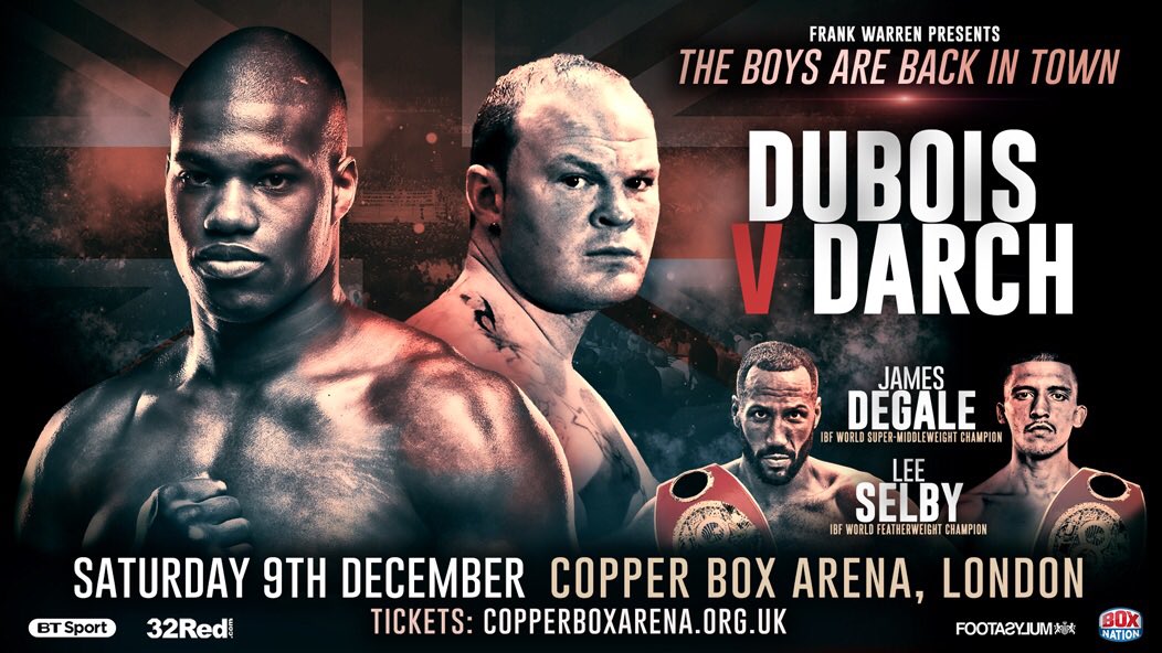 DynamiteDubois's tweet photo. People might make comparisons with Anthony Joshua and the job he did on Darch in his fourth fight, but that doesn’t interest me at all. I am not about comparing myself to anyone, it’s about being me, I am Daniel Dubois and there is nobody else like me. https://t.co/CUXGqXzTdF