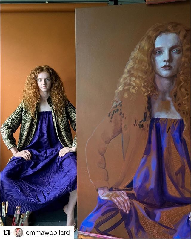 kindredstudios_'s tweet photo. Emma's painting
#kindredstudiosartists🌞
#kindredstudios
#@emmawoollard
・・・
Painting Sasha - #portraitsitting #inthestudio #oiloncanvas #paint #wip #redhead #purple
#portrait #painting #artist #emmawoollard #painter #portraitartist #portraitpainte… https://t.co/M8anm9g7YX https://t.co/Gz26iJ7bOy