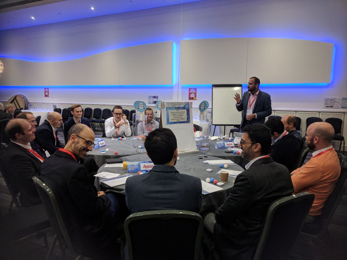 Appian's tweet photo. Day 2 at #RPAWeek17: Here are some highlights from Day 1, if you haven't had a chance, come by our stand #AmazonGiveaway https://t.co/yX7dlqSvz2