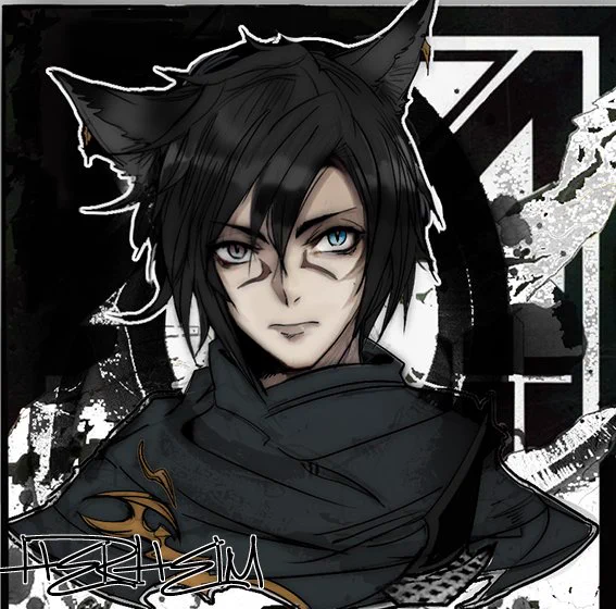 #FFXIV #FF14  drew the character of my friend 