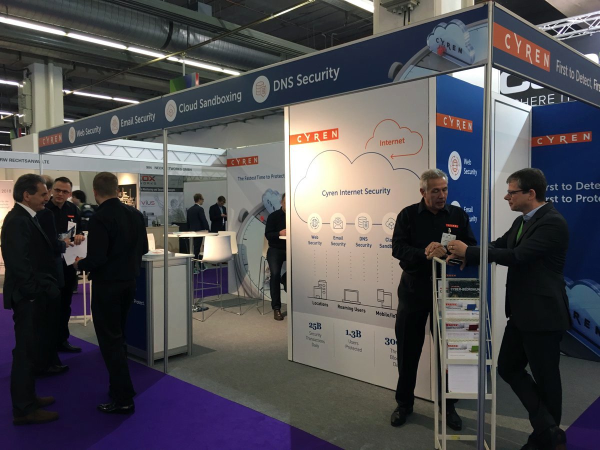 CyrenInc's tweet photo. After a successful first day @CloudExpoEurope there is still time to visit @CyrenInc at booth 805 today: https://t.co/4bNy43e5pJ #CEE17 #CloudExpoEurope #CloudSecurityExpo https://t.co/DY1ee0Wn0c