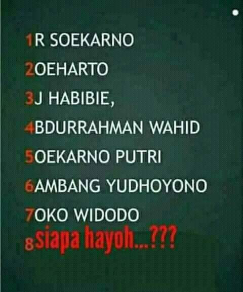 GassamUG's tweet photo. Siapa Presiden Kalian Yg akan Datang? https://t.co/nDpuFFNwaz