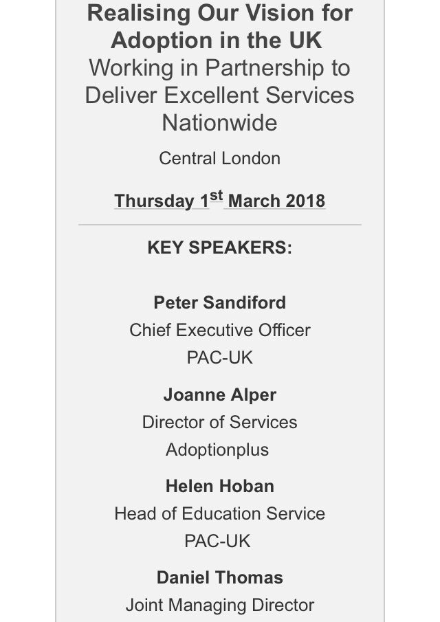 wearechroma's tweet photo. Great line up. Important conference. Attend. @wearechroma @ImPuposa @PACUKadoption @Adoptionplus https://t.co/pKapEGheyo