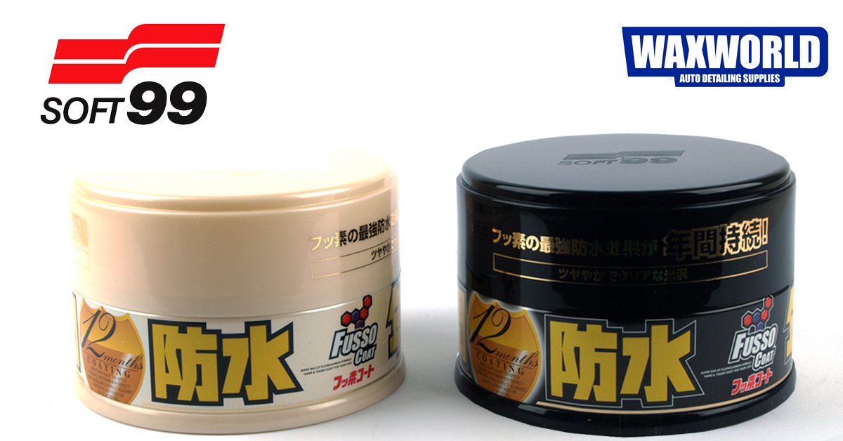 waxworld's tweet photo. Woensdag Waxworld Dag: Soft99 Fusso Coat 12 months Wax, light of dark, alleen vandaag voor slechts €19,95 https://t.co/AFbxoOaoKX https://t.co/xNZwK9fTSu