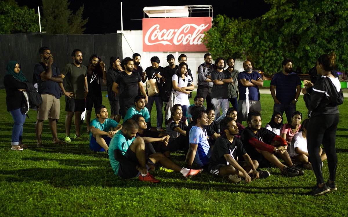 Moooshan's tweet photo. #TWIT8AL teams attending the #FitnessBootcamp by @trainwithkai 
A bootcamp that lives up to the hype to create lifestyle and fitness habits. 

Album - 1 

📸 @AbdullaAbeedh https://t.co/5323TCWJDu