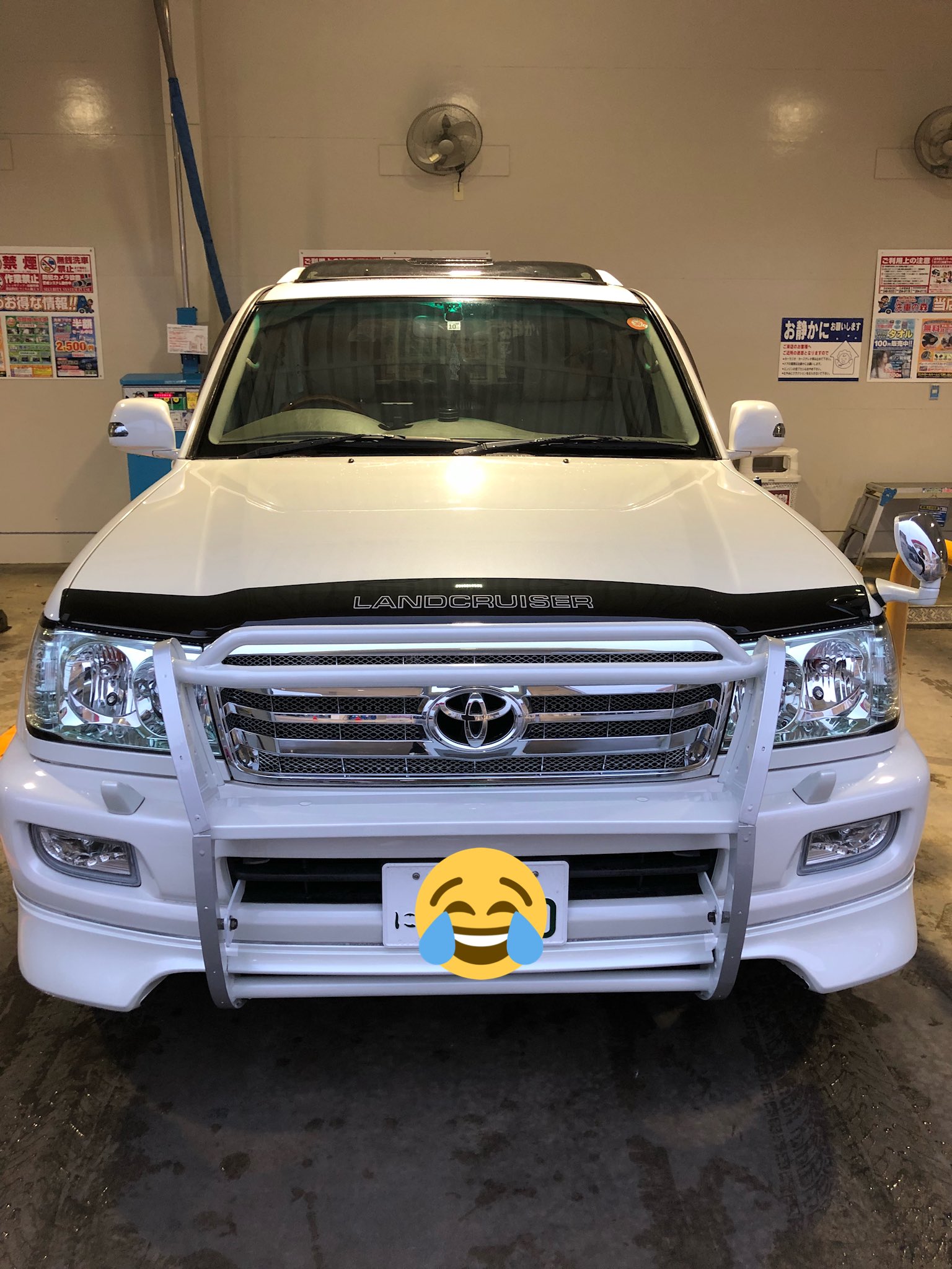 ヤ*じ様 【希少】ランクル100用バンパーガード カンガルーバーグリルガード　激 ランドクルーザー GI☆GEAR HULK フロントバンパー ウインチ
