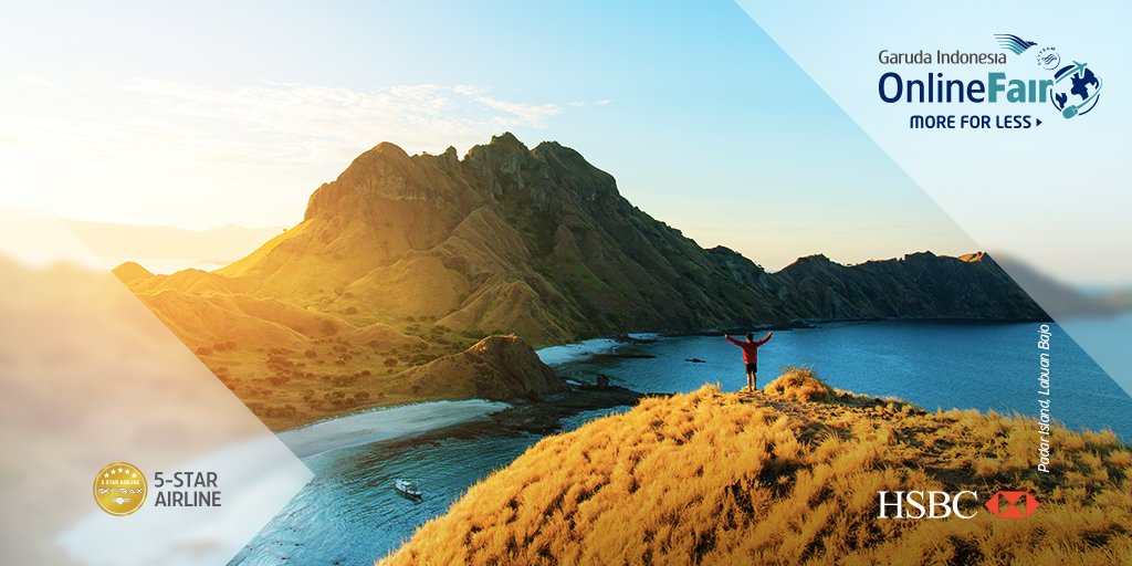 IndonesiaGaruda's tweet photo. Padar Island is the destination to go whenever you need a break to enjoy the scenery and pristine beach.
Haven't got special discount from us? Don't worry, because we added discount quota for you only at #GOTF2017 https://t.co/a9lQ630Ok1