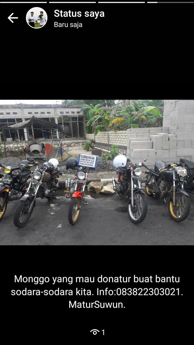 fakhri_andrian's tweet photo. Monggo yang mau bantu2 dulur kita yang baru terkena musibah. Lokasi, prapatan galri jln.wonosari-baron. Info: 083822303021 @KabarGunkid @JogjaUpdate https://t.co/oygsqkQ6ly