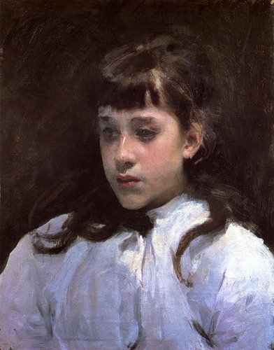 artistsargent's tweet photo. Young Girl Wearing a White Muslin Blouse #fineart #arthistory https://t.co/nTgxc3C0dz
