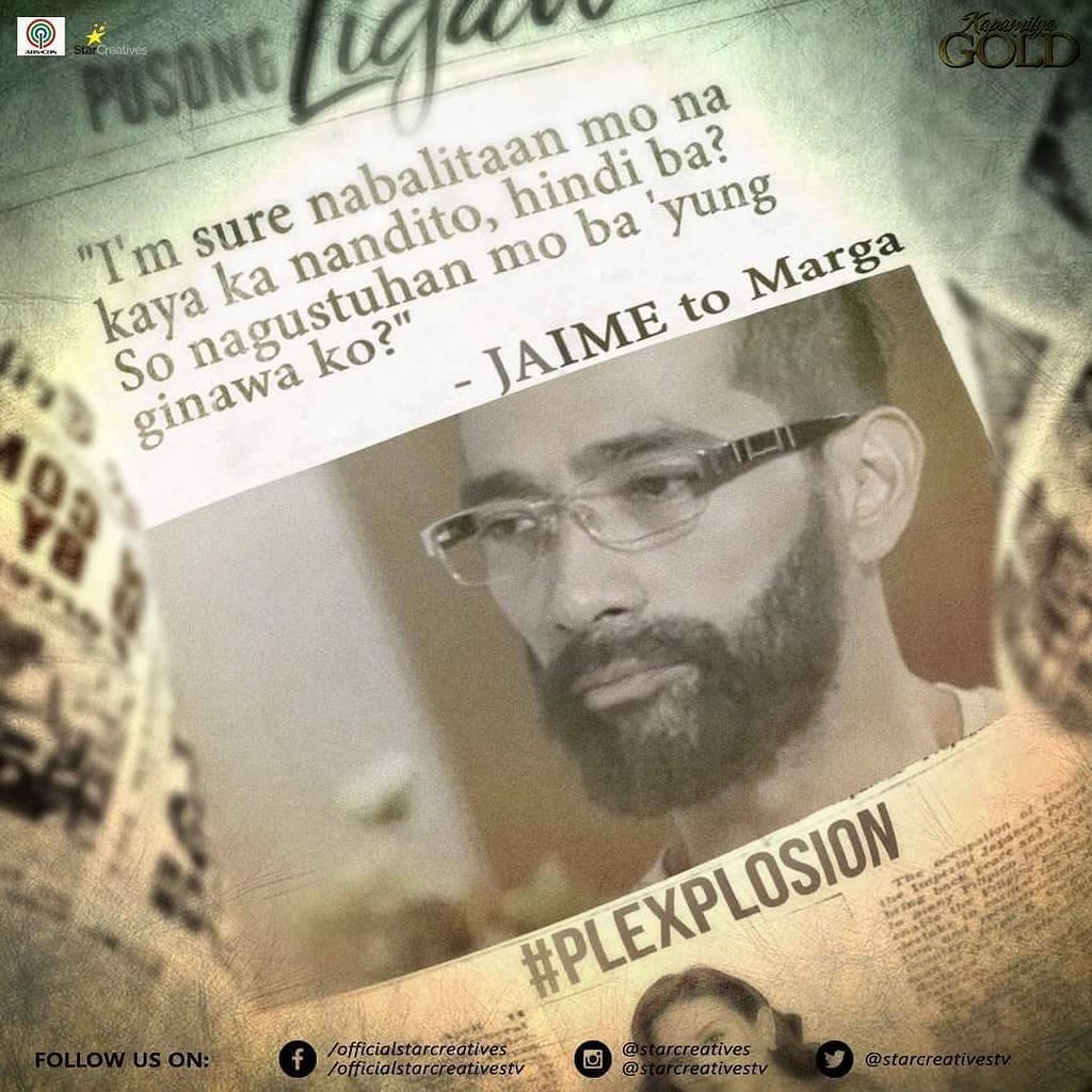 StarCreativesTV's tweet photo. Hala!!! Kumilos na si Jaime! #PLExplosion #PusongLigaw https://t.co/mvSPuic2Jm
