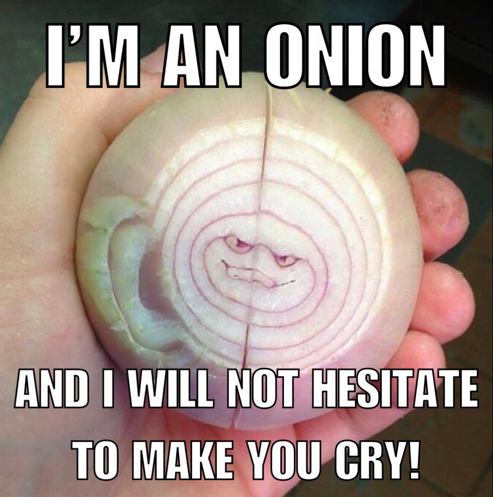 Beware the onions......  #ISeeFaces