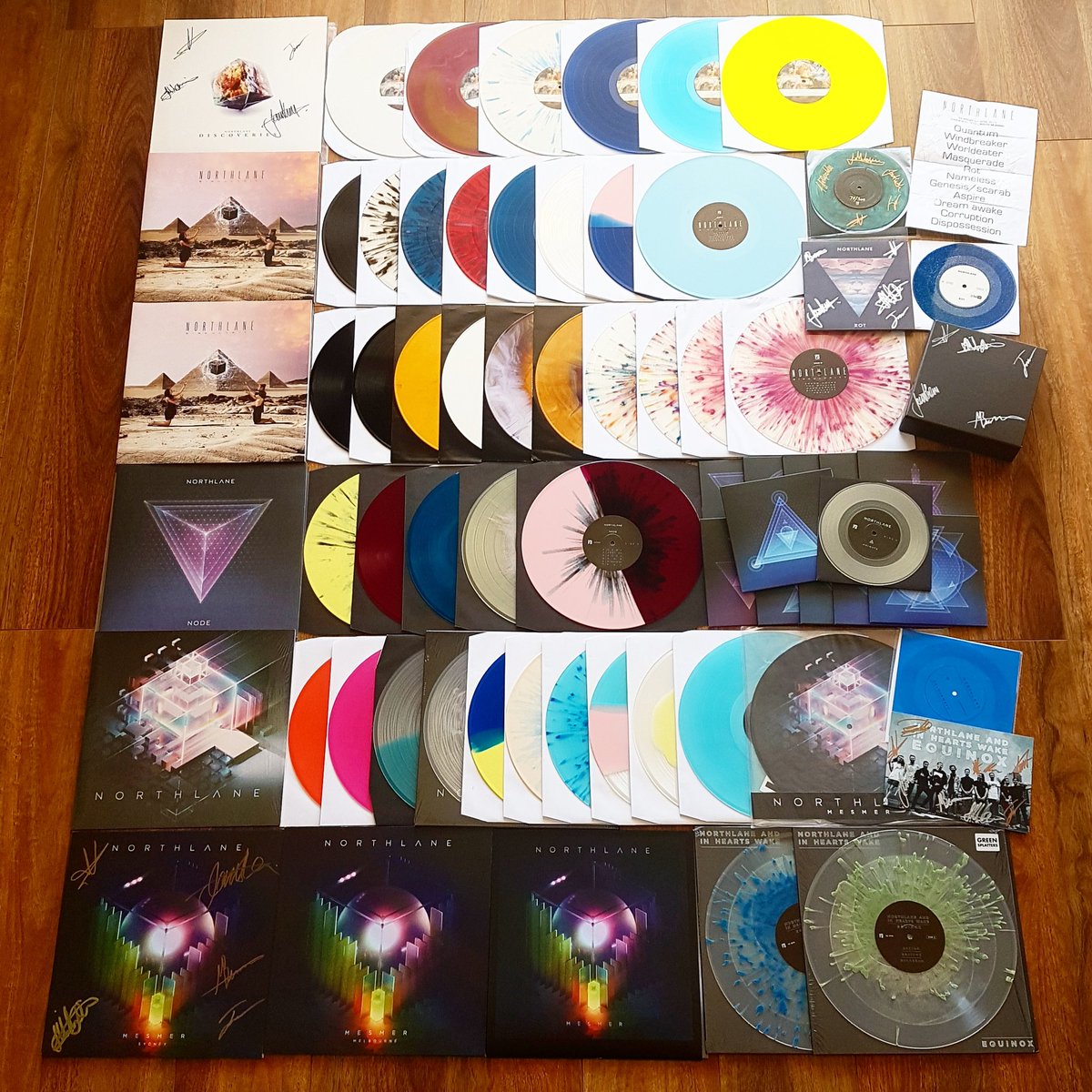 Piky0032's tweet photo. @Northlane Vinyl Disco - Including the most recent UNFDVC Singularity press @unfdcentral @24HundredNet https://t.co/4EdMGukFVM