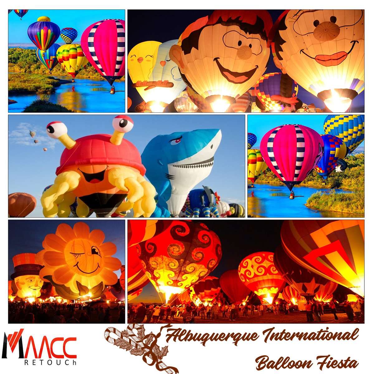 maaccretouch's tweet photo. Albuquerque International Balloon Fiesta

The #AlbuquerqueInternationalBalloonFiesta is a yearly festival of hot air balloons that takes place in Albuquerque, New Mexico, United States during early October. https://t.co/9Yz616kibq