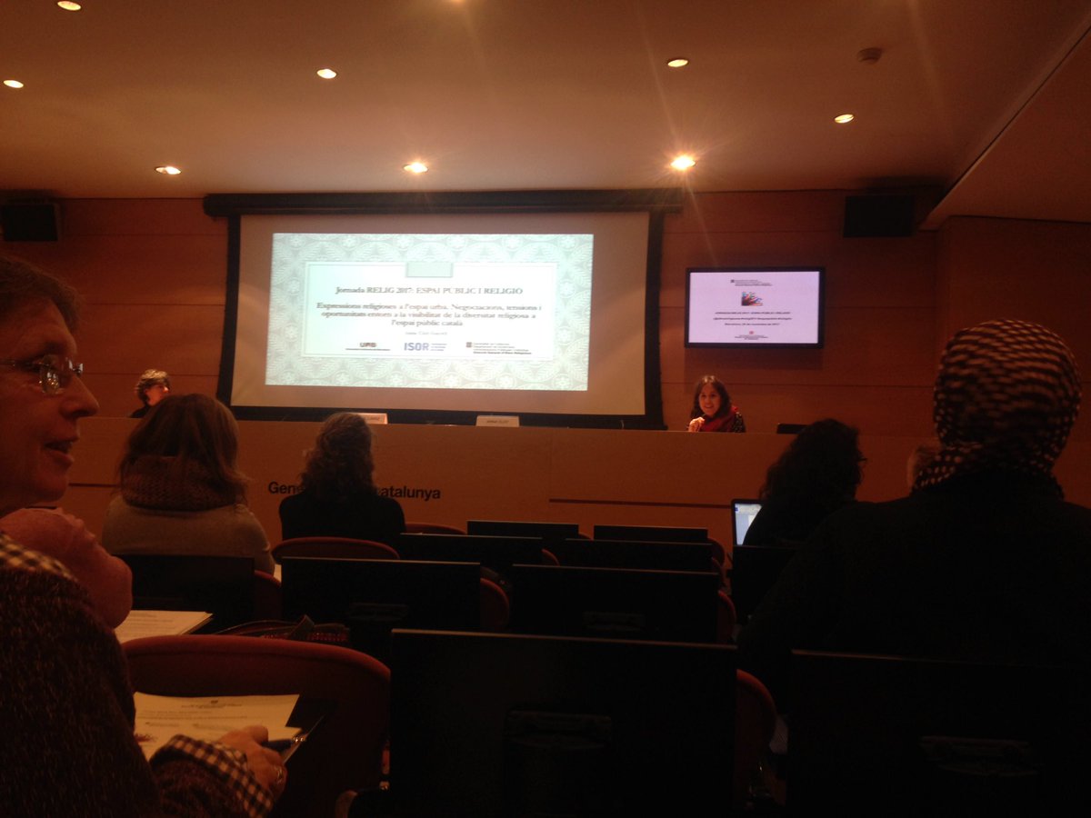 Expressions religioses a l'espai urbà, presentació de resultats <a href="/afersreligiosos/">Afers religiosos</a> #gestioreligions #relig2017