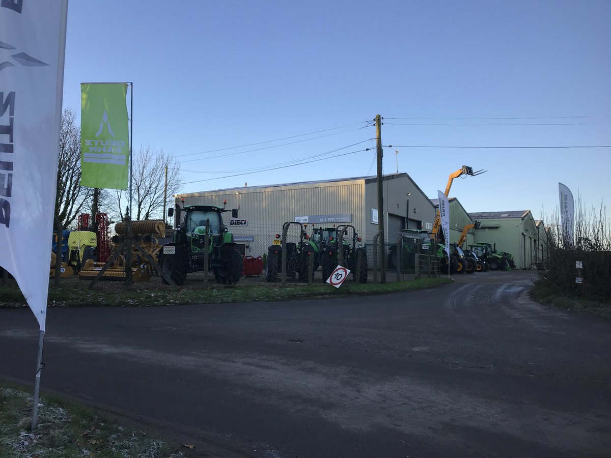 FarmMech's tweet photo. M J Fry Open day today at their Woodsford depot 9:00 until 14:00 celebrating 30 years in business. Come along and see the range of Deutz Fahr tractors. Refreshments available. https://t.co/kxLVmJ2852