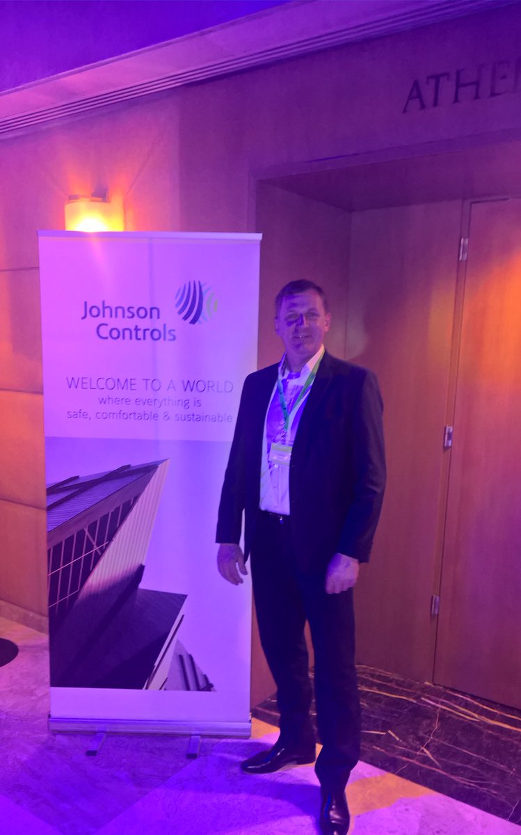lyncolec's tweet photo. Our CEO Steve @SCDPCB in Athens for the Johnson Controls Recognition day #ProudToBeThere  
#JohnsonControls https://t.co/UScJSgiw45