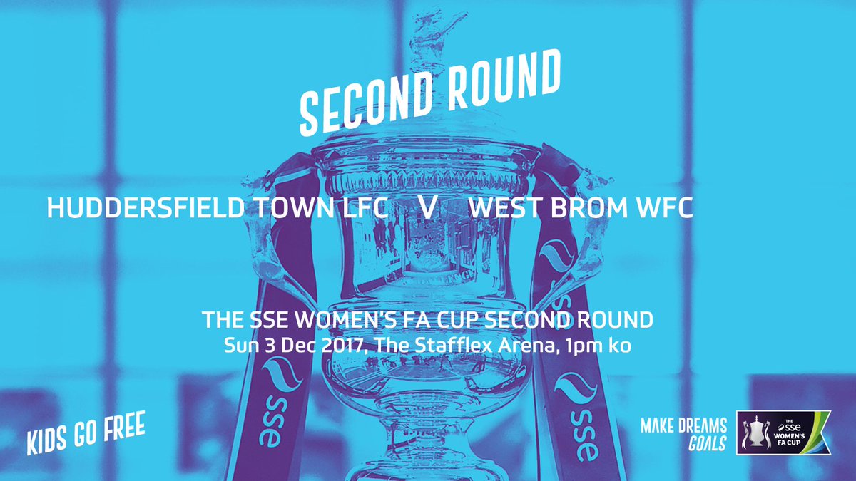This Sunday 3rd December @huddstownladies are in SSE Women's FA Cup action when they entertain <a href="/WBAWomen/">West Bromwich Albion Women</a> in the 2nd round <a href="/StafflexArena/">The Stafflex Arena</a> HD8 0WA, 1pm ko, Entry £3 adults, kids free @OfficialHTSA @htafcslo <a href="/SeanMJarvis/">Sean Jarvis</a> <a href="/SHCFA/">Sheffield & Hallamshire County FA</a> #UTT #WeCanPlay