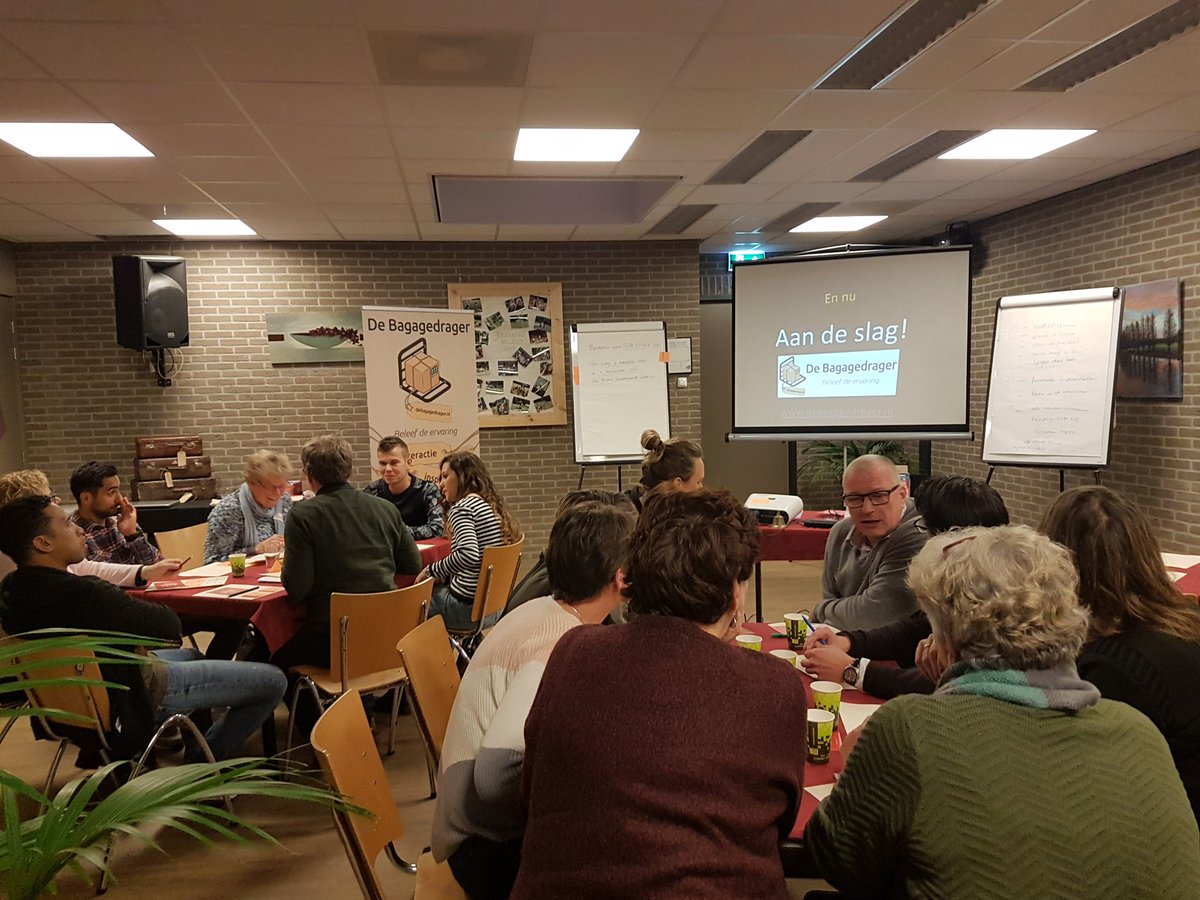Met een prachtig team van <a href="/DeBagagedrager/">De Bagagedrager</a> IN 4 workshops in gesprek over herstel op medewerkersdag #Legerdesheils Overijssel in <a href="/DeBelte/">De Belte</a>
